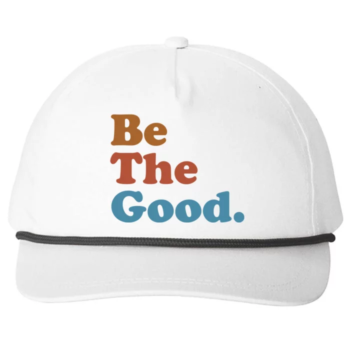 Be The Good Kindness Snapback Five-Panel Rope Hat