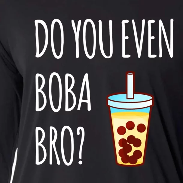 Boba Tea Hoodie - Bubble Tea Gift Cooling Performance Long Sleeve Crew