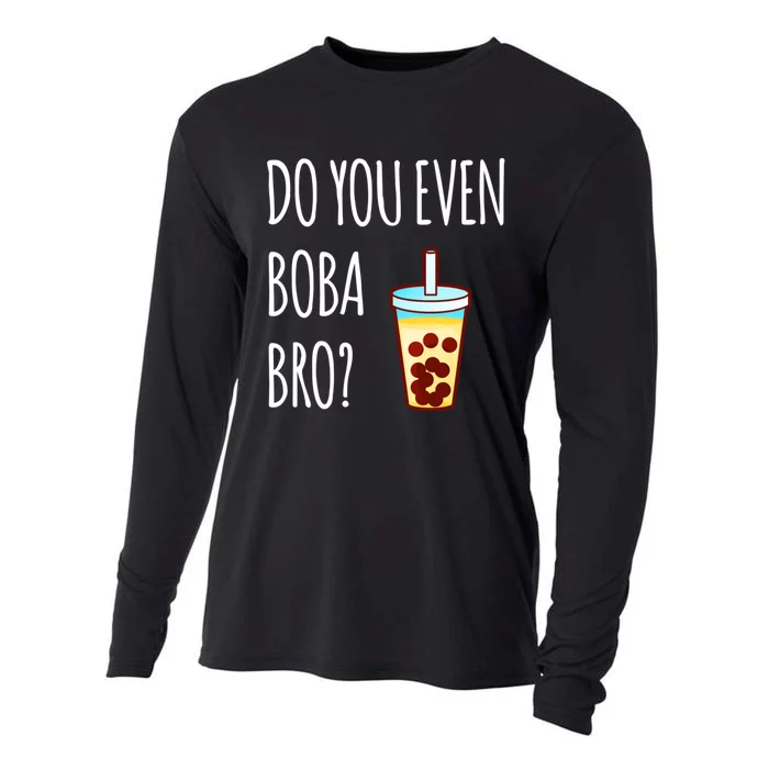 Boba Tea Hoodie - Bubble Tea Gift Cooling Performance Long Sleeve Crew