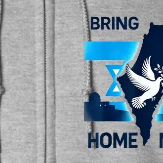 Bring Them Home Now! Stand With Israel Flag America Full Zip Hoodie