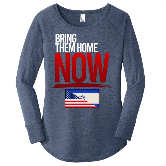 Bring Them Home Now Stand With Israel Women's Perfect Tri Tunic Long Sleeve Shirt