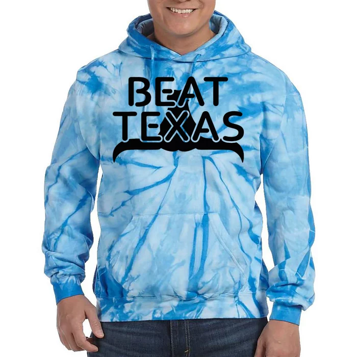 Beat Texas Horns Down Oklahoma Texas Red River Tie Dye Hoodie