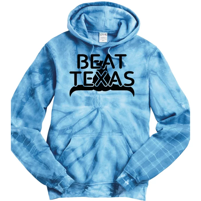 Beat Texas Horns Down Oklahoma Texas Red River Tie Dye Hoodie