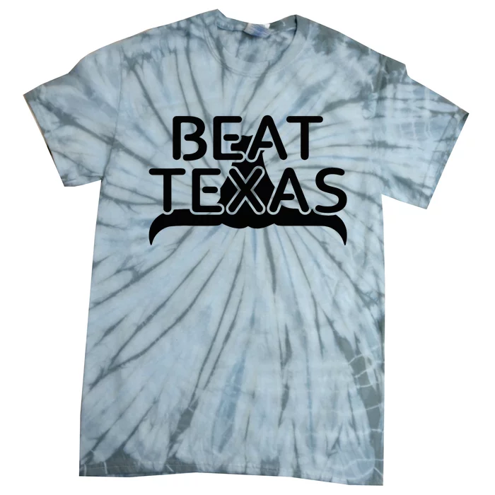 Beat Texas Horns Down Oklahoma Texas Red River Tie-Dye T-Shirt