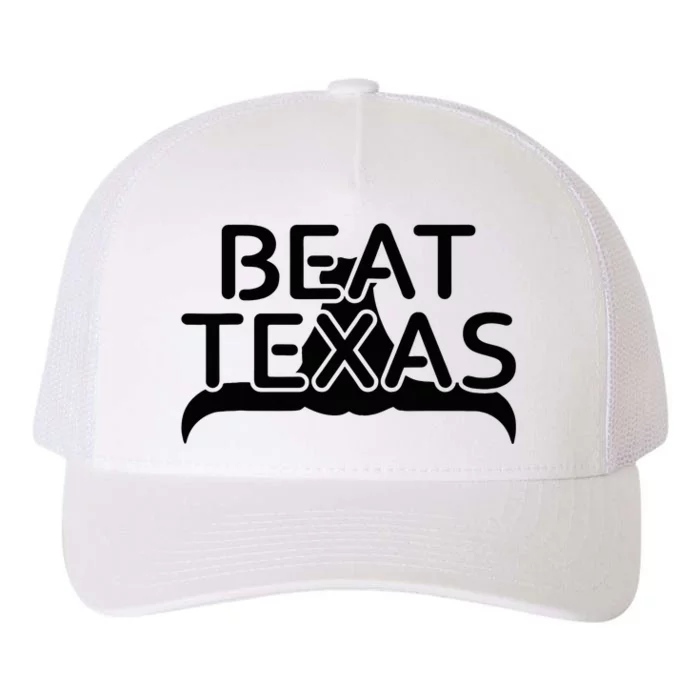 Beat Texas Horns Down Oklahoma Texas Red River Yupoong Adult 5-Panel Trucker Hat