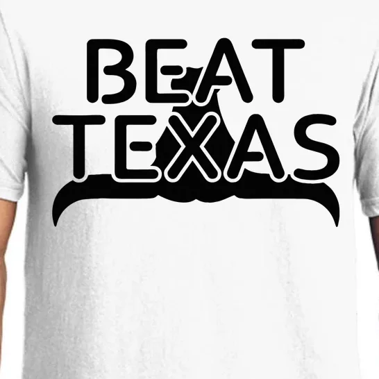 Beat Texas Horns Down Oklahoma Texas Red River Pajama Set