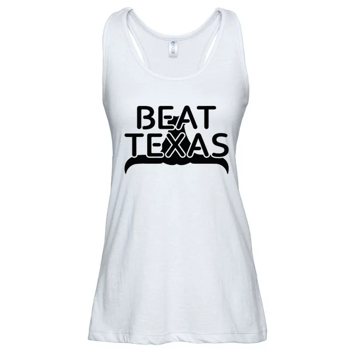 Beat Texas Horns Down Oklahoma Texas Red River Ladies Essential Flowy Tank