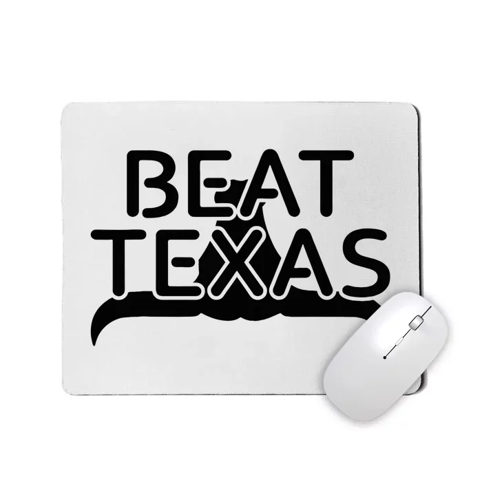 Beat Texas Horns Down Oklahoma Texas Red River Mousepad