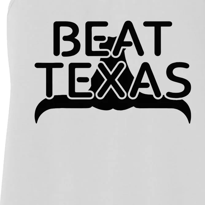 Beat Texas Horns Down Oklahoma Texas Red River Women's Racerback Tank