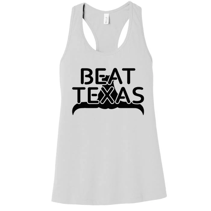 Beat Texas Horns Down Oklahoma Texas Red River Women's Racerback Tank