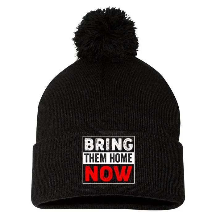 Bring Them Home Now Vintage Pom Pom 12in Knit Beanie