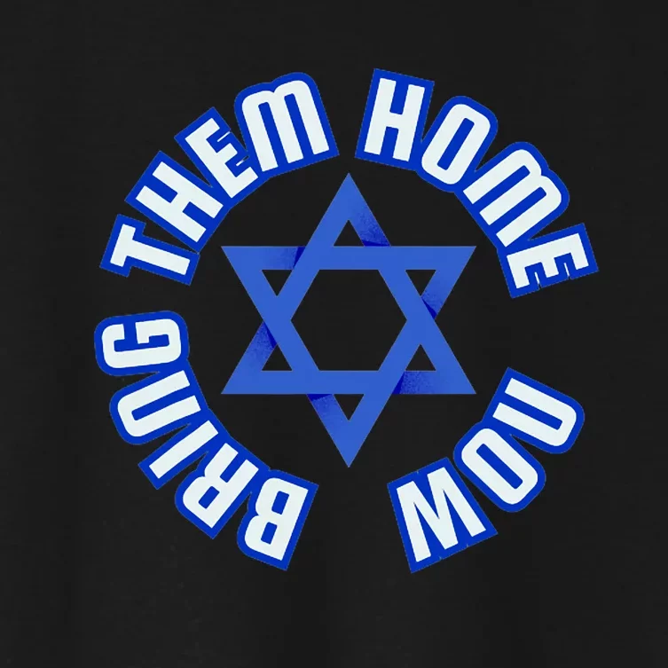 Bring Them Home Now! I Stand With Israel Support Israel Women's Crop Top Tee