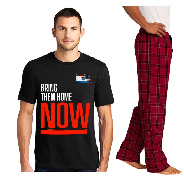 Bring Them Home Now! Stand With Israel Israel America Flag Pajama Set