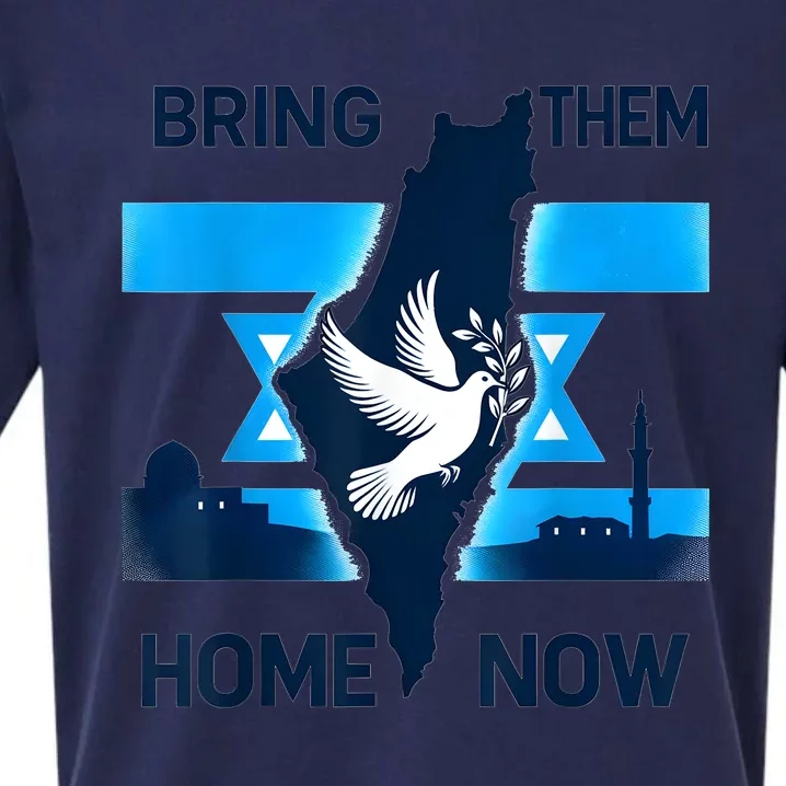 Bring Them Home Now! Stand With Israel Flag America Sueded Cloud Jersey T-Shirt