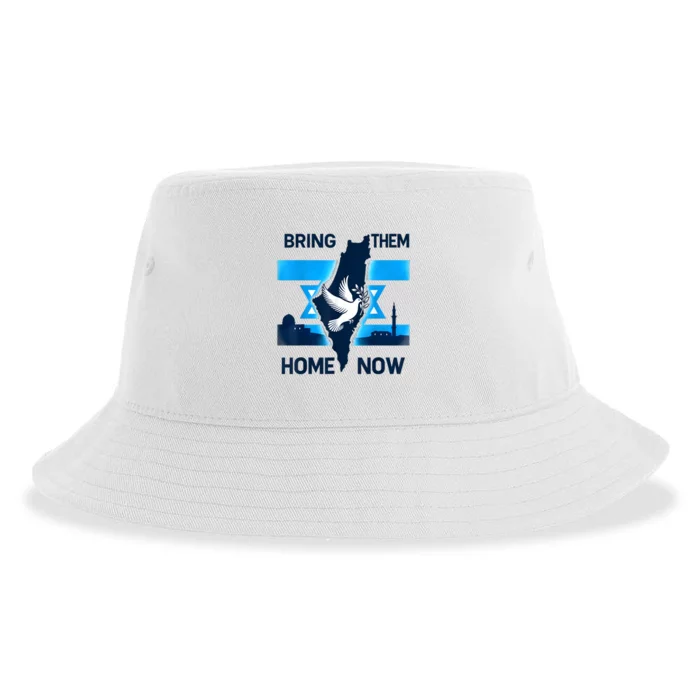 Bring Them Home Now! Stand With Israel Flag America Sustainable Bucket Hat