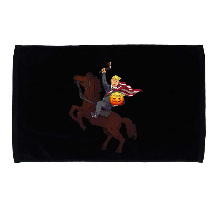 Best Trump Halloween EVER! Scary Headless Trumpkin Microfiber Hand Towel