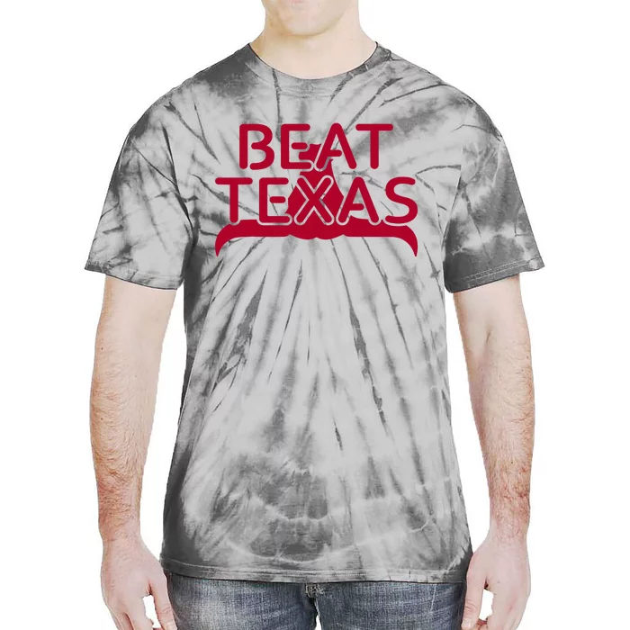 Beat Texas Horns Down Oklahoma Texas Red River Tie-Dye T-Shirt