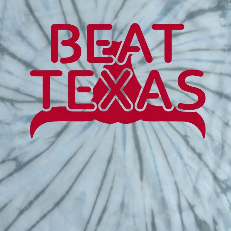 Beat Texas Horns Down Oklahoma Texas Red River Tie-Dye T-Shirt