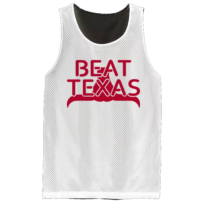 Beat Texas Horns Down Oklahoma Texas Red River Mesh Reversible Basketball Jersey Tank