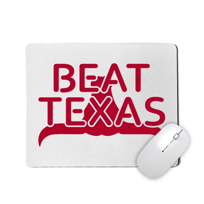 Beat Texas Horns Down Oklahoma Texas Red River Mousepad