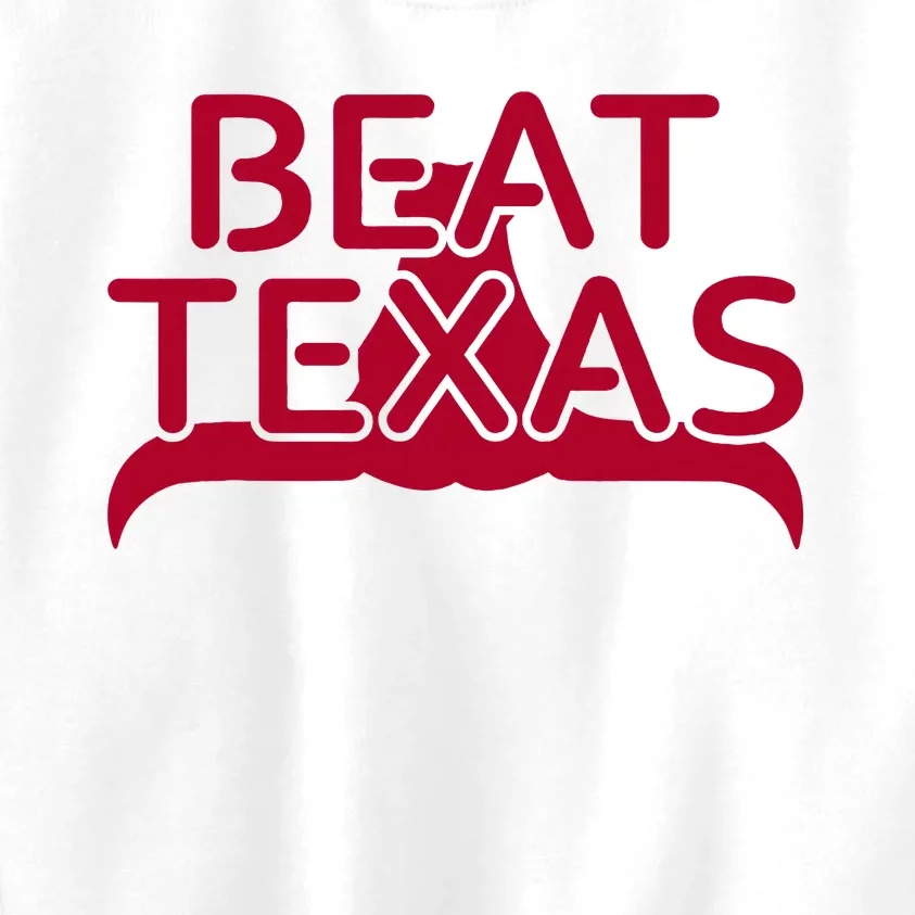 Beat Texas Horns Down Oklahoma Texas Red River Kids Sweatshirt