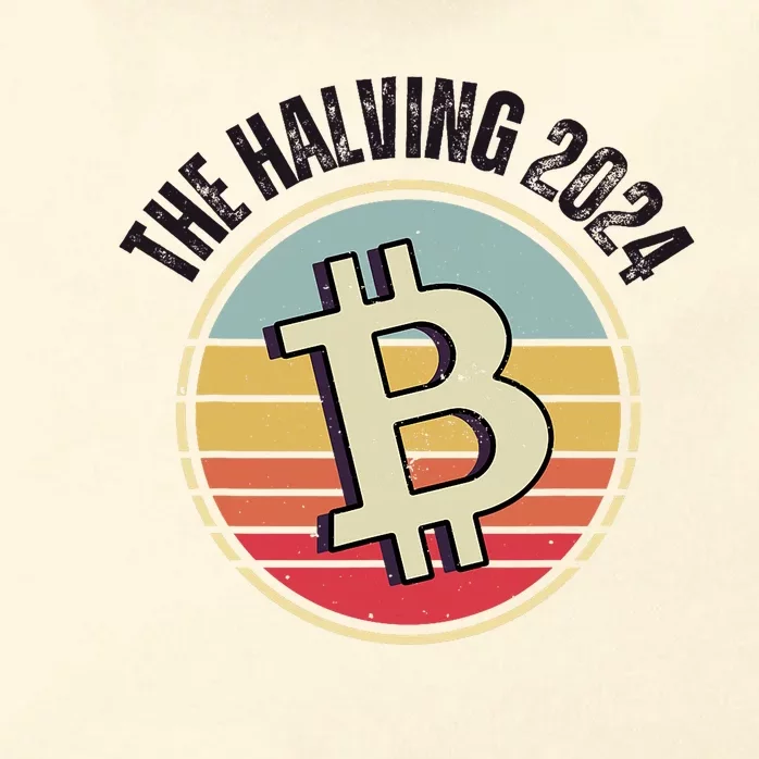 Bitcoin The Halving 2024 Zip Tote Bag