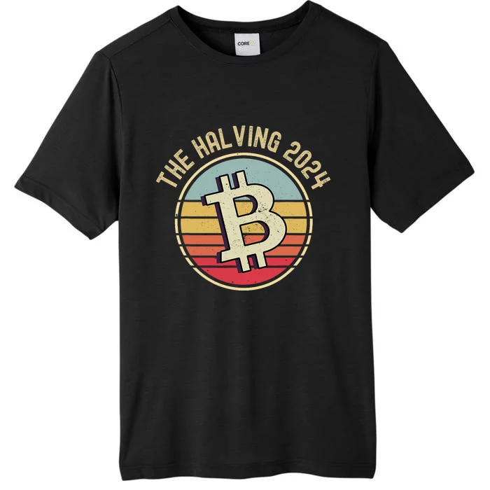 Bitcoin The Halving 2024 To The Moon ChromaSoft Performance T-Shirt