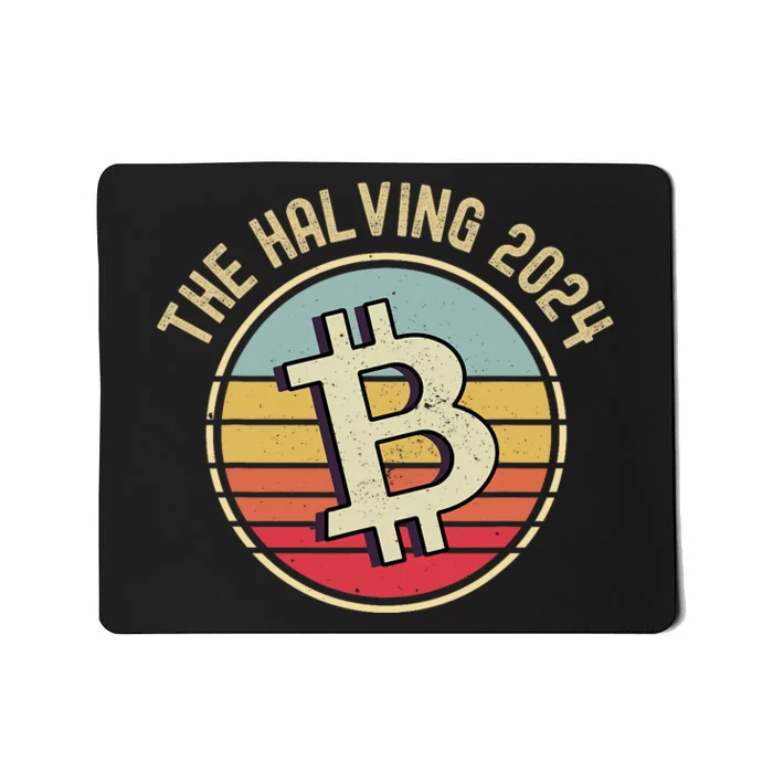 Bitcoin The Halving 2024 To The Moon Mousepad