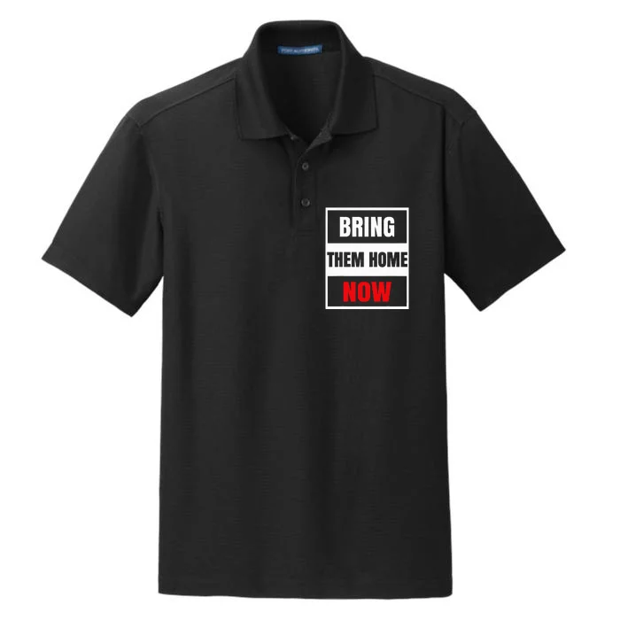 Bring Them Home Now Vintage Dry Zone Grid Performance Polo