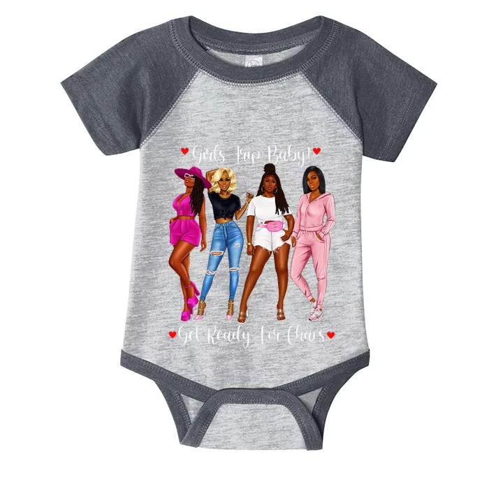 Black Trip Holidays With Friends African Diva Infant Baby Jersey Bodysuit