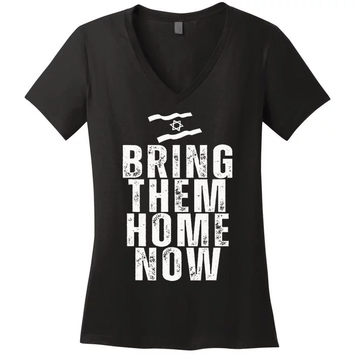 Bring Them Home Now  BRING THEM HOME NOW Women's V-Neck T-Shirt