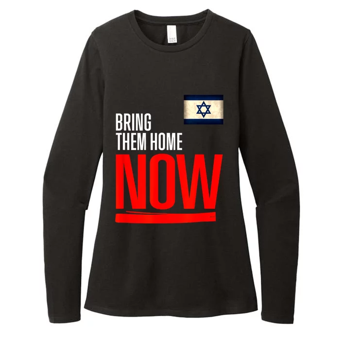 Bring Them Home Now! Stand With Israel Flag Womens CVC Long Sleeve Shirt