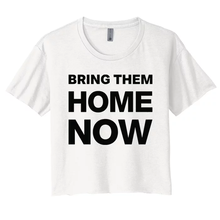 Bring Them Home Now Women's Crop Top Tee