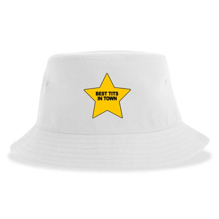 Best Tits In Town Sustainable Bucket Hat