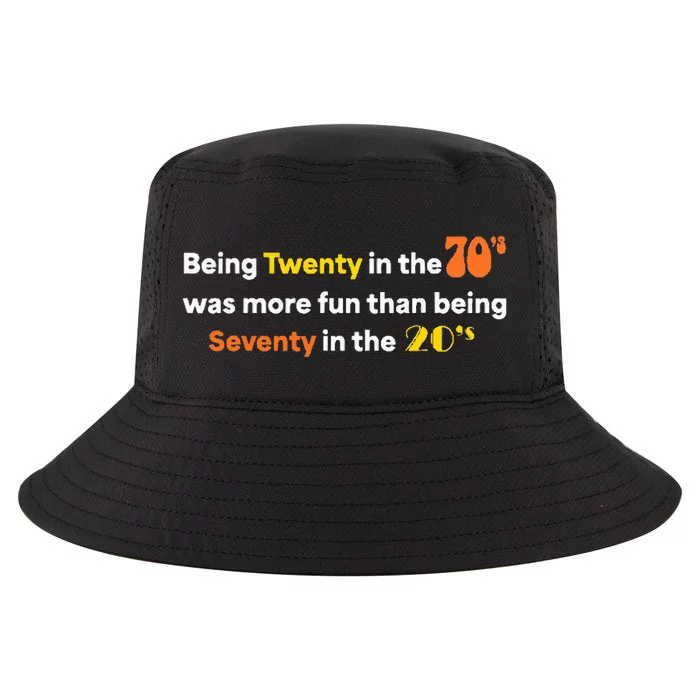 Being Twenty In The 70s Was Much More Fun Than Cool Comfort Performance Bucket Hat