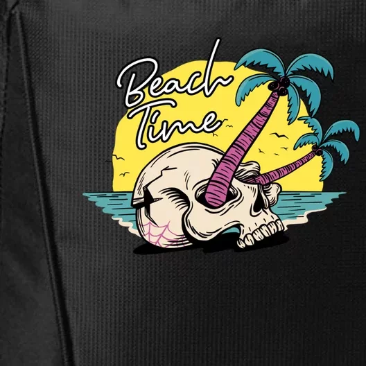 Beach Time Island Beach Funny Gift City Backpack