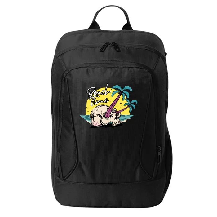 Beach Time Island Beach Funny Gift City Backpack