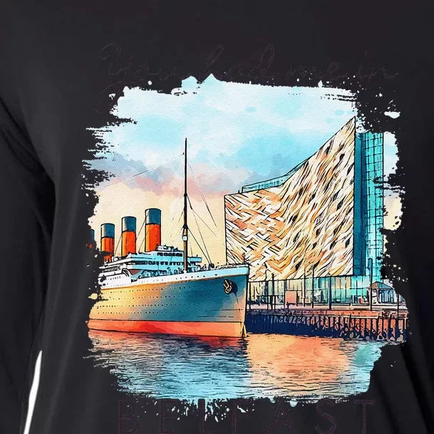 Belfast Travel Ireland Trip Souvenir You Had Me In Belfast Cooling Performance Long Sleeve Crew