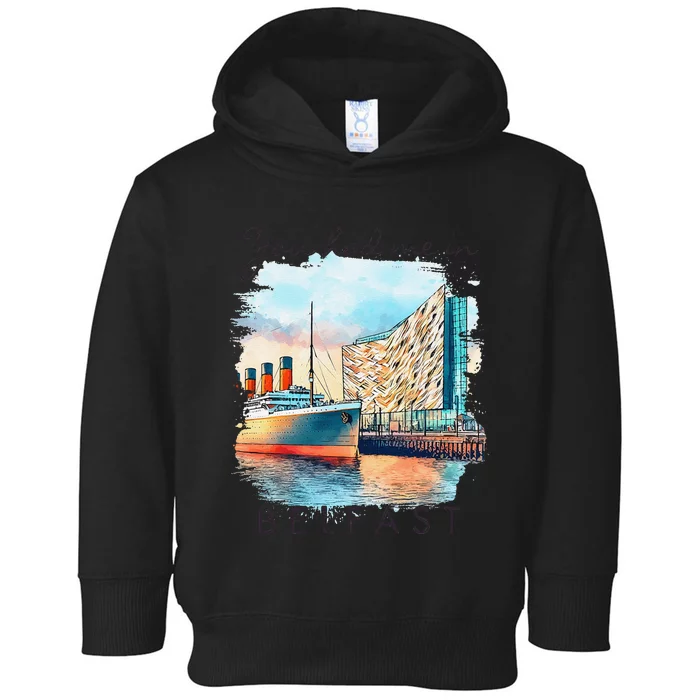 Belfast Travel Ireland Trip Souvenir You Had Me In Belfast Toddler Hoodie