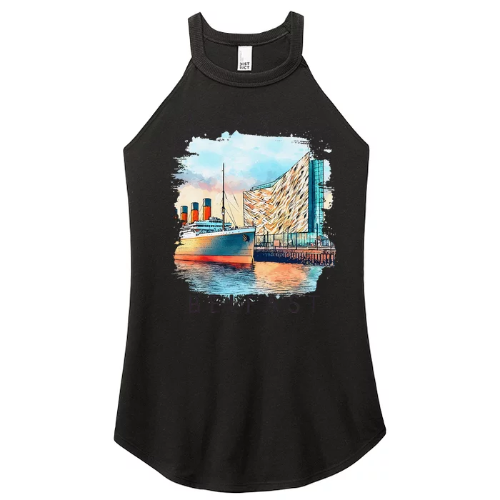 Belfast Travel Ireland Trip Souvenir You Had Me In Belfast Women’s Perfect Tri Rocker Tank