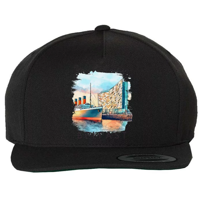 Belfast Travel Ireland Trip Souvenir You Had Me In Belfast Wool Snapback Cap