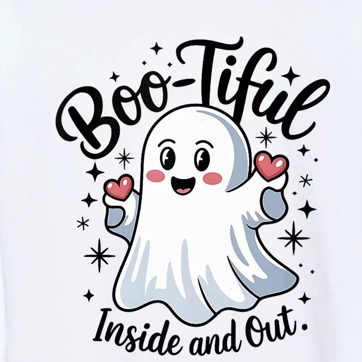 Boo Tiful Inside And Out – Cute Halloween Apparel Garment-Dyed Sweatshirt