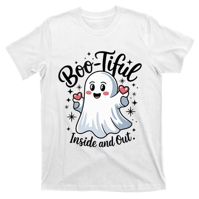 Boo Tiful Inside And Out – Cute Halloween Apparel T-Shirt