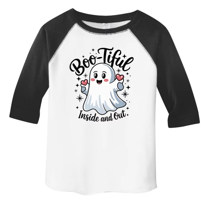 Boo Tiful Inside And Out – Cute Halloween Apparel Toddler Fine Jersey T-Shirt