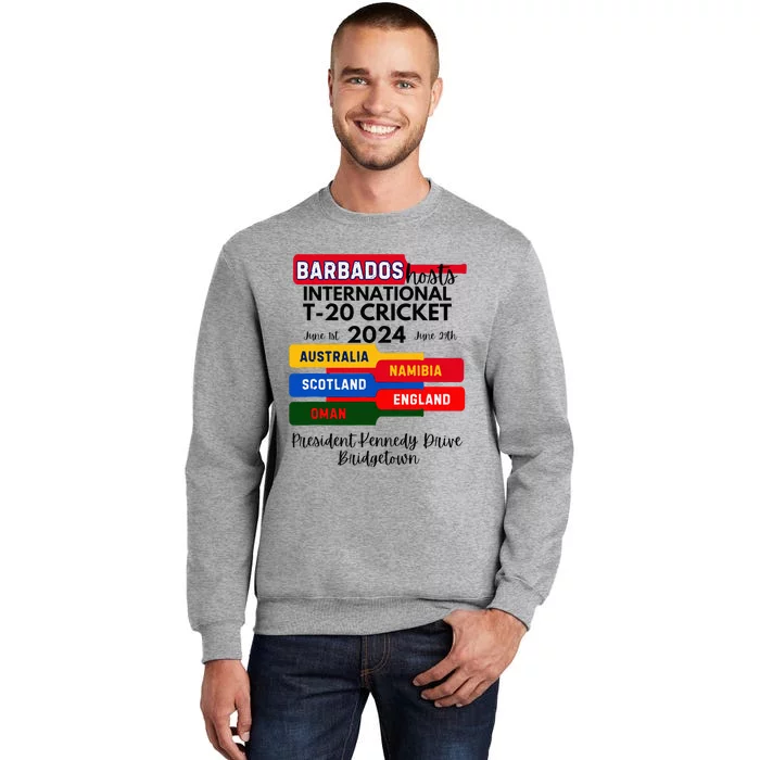 Barbados T20 International Cricket 2024 Tall Sweatshirt