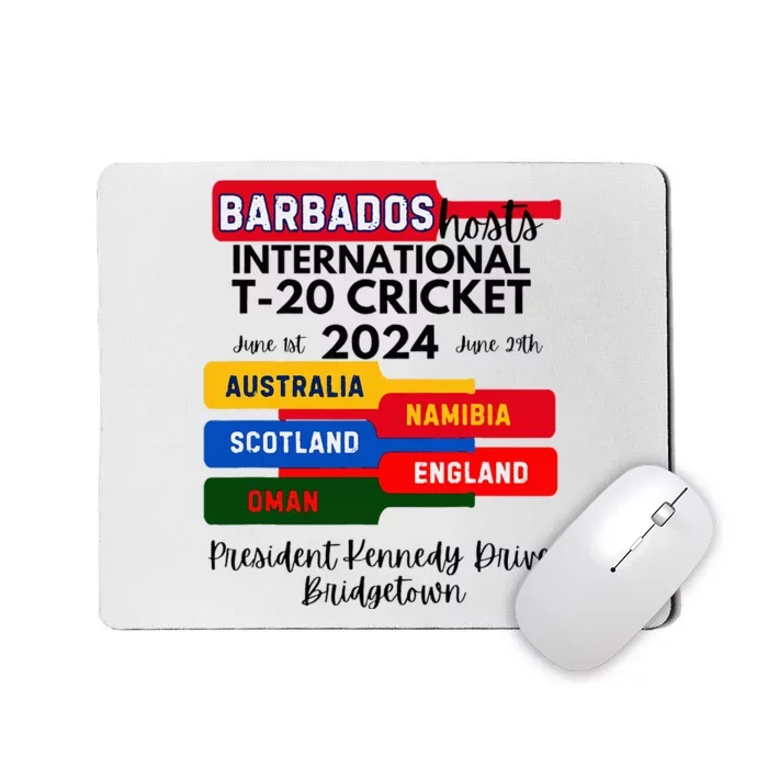 Barbados T20 International Cricket 2024 Mousepad