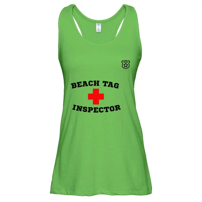 Beach Tag Inspector Ladies Essential Flowy Tank