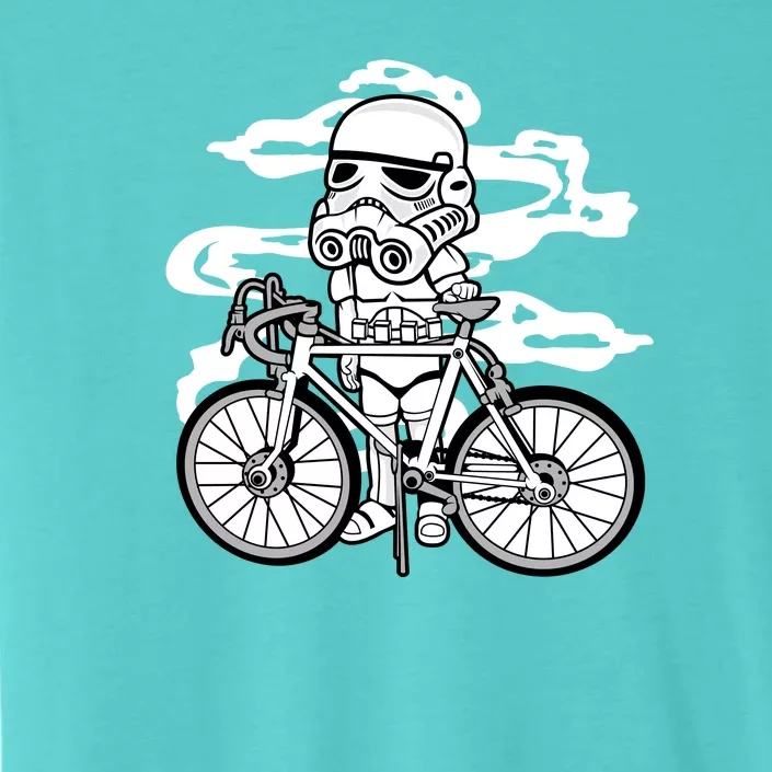 Bicycle Trooper Illustration ChromaSoft Performance T-Shirt