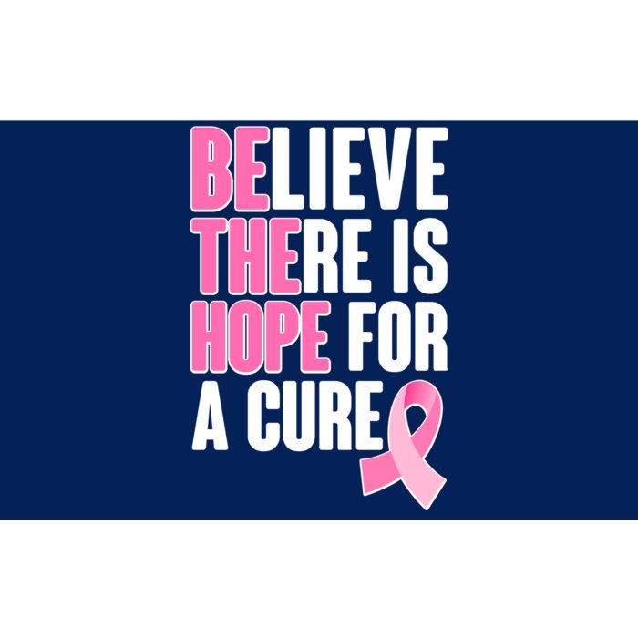 Believe There Is Hope For A Cure Be The Hope Breast Cancer Awareness Bumper Sticker