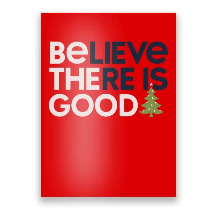 Believe There Is Good Funny Christmas Poster